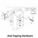 Biblioteca Race Car Monza rafturi inchise si deschise - Premium MDF Ultra High Gloss